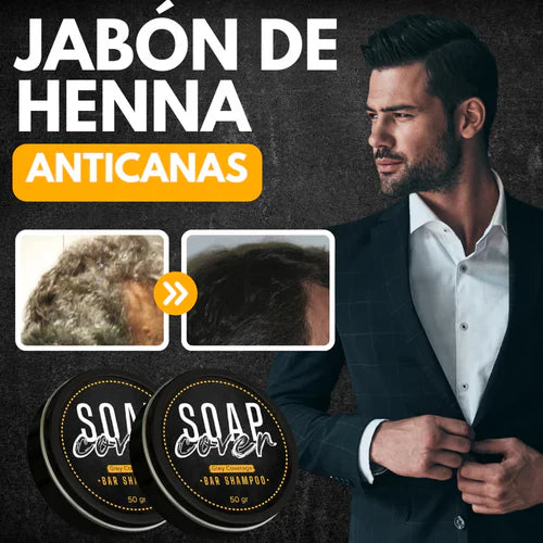 BLACK SOAP - JABÓN CUBRE CANAS ✨🧼